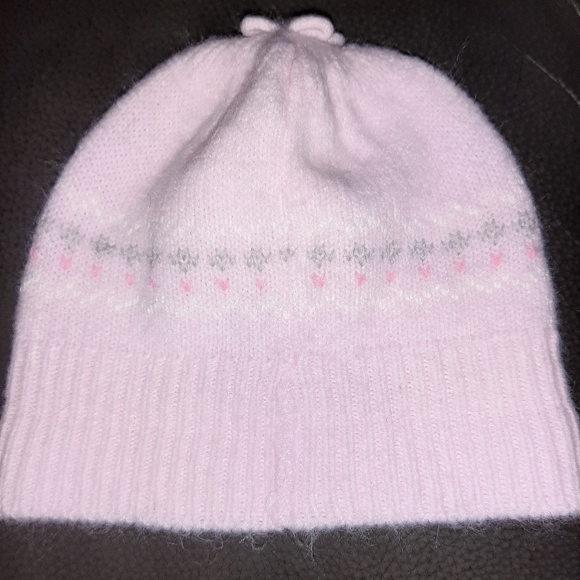 Vintage Gymboree Soft Pink Winter Beanie Hat / Baby Girls 0-3 - Picture 2 of 4